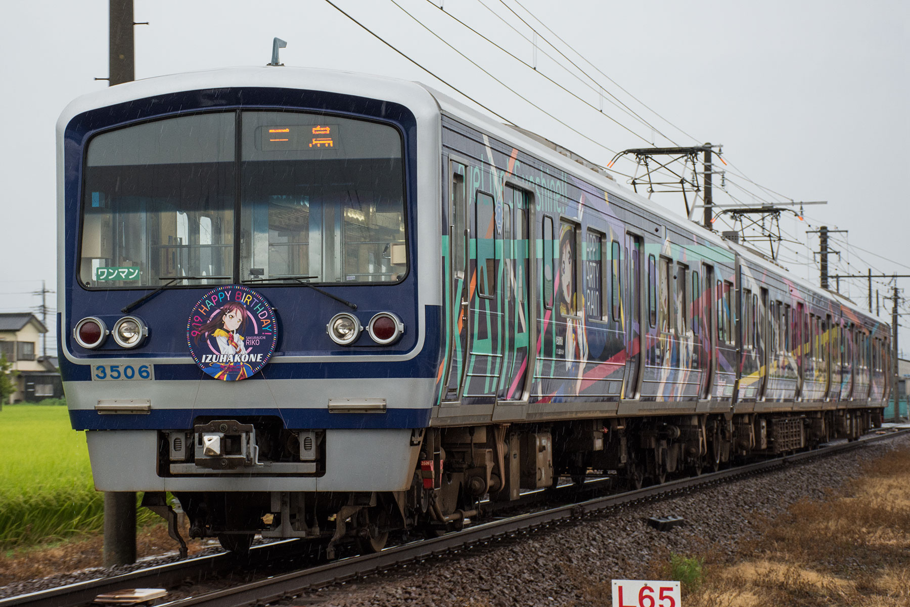 伊豆箱根鉄道 3000系 / 3506F - HAPPY PARTY TRAIN「桜内梨子」-_d0226909_16471751.jpg