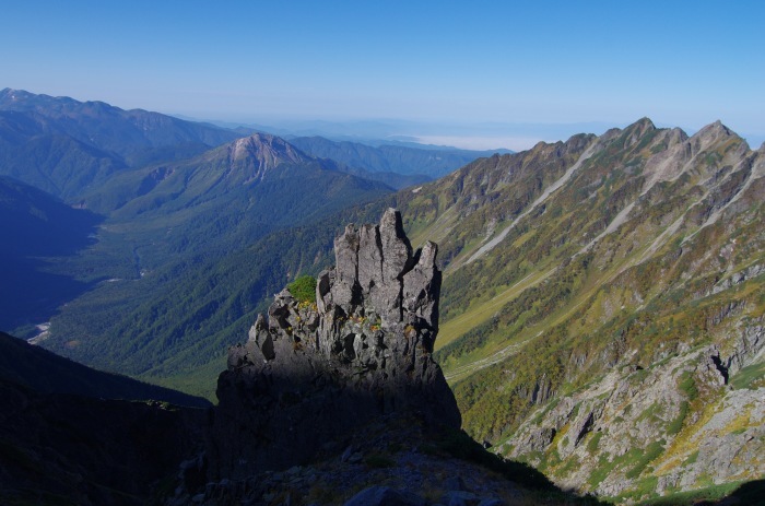 槍・穂高縦走（４日目）①穂高岳山荘〜前穂高岳_f0195813_17124089.jpg