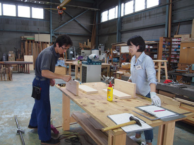 DIY学校上級コース『スツール』完成!!_b0211845_10554004.jpg