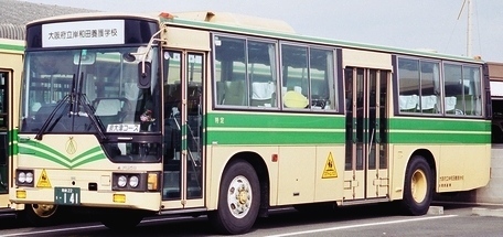 水間鉄道 三菱ふそうP-MP618M +呉羽_e0030537_00461978.jpg