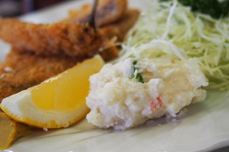閉店 あの孤独のグルメの 源氏食堂 大原 ブタ肉塩焼きライス ミックスフライ Samのlifeキャンプブログ Doors In Out