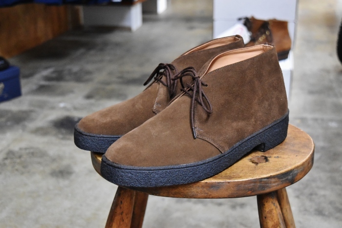 秋の御買い得★な贈りモノ。。。NICKS BOOTS (某メーカー・別注) LINE MAN Patch Oxford Boots★_d0152280_21341587.jpg