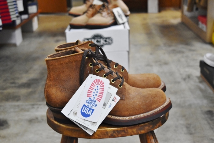 秋の御買い得★な贈りモノ。。。NICKS BOOTS (某メーカー・別注) LINE MAN Patch Oxford Boots★_d0152280_07281736.jpg