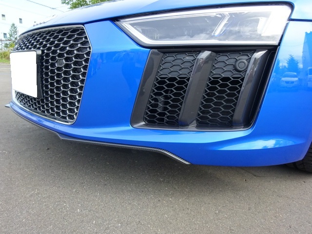 Audi R8 VORSTEINER　フロントスポイラー取付_c0219786_18140713.jpg