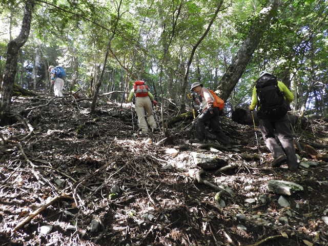 天主山へ、鴨猪登山口から、29日_f0357487_23284887.jpg