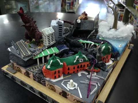 K君の シンゴジラ ジオラマ : マルタカヤ模型