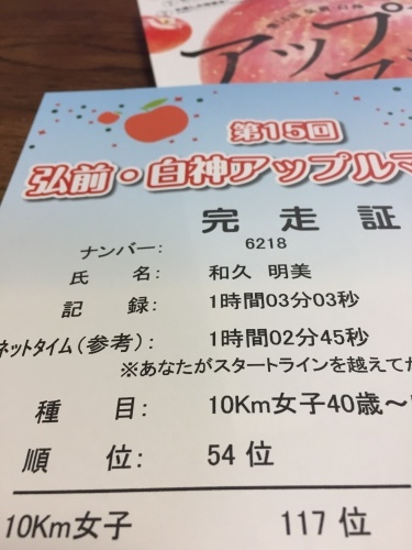 アップルマラソンの戦利品_a0134394_16414847.jpeg