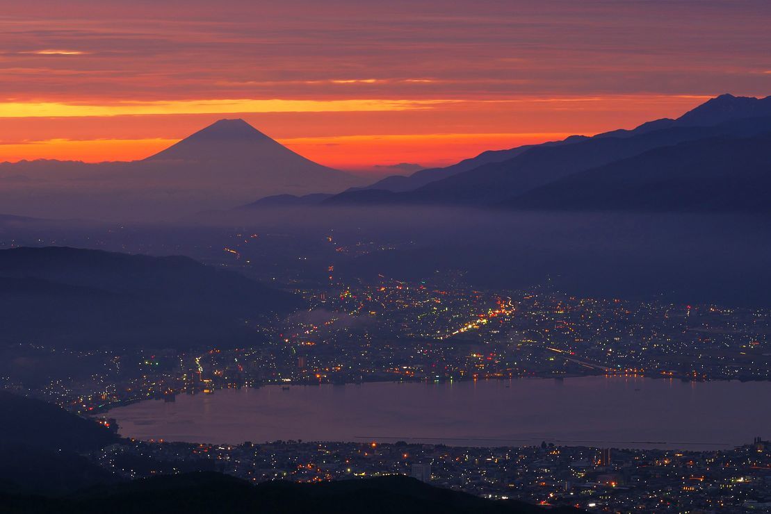 夢は朝開く♪ 高ボッチから富士山シルエットロマン(3)_a0031821_08482071.jpg