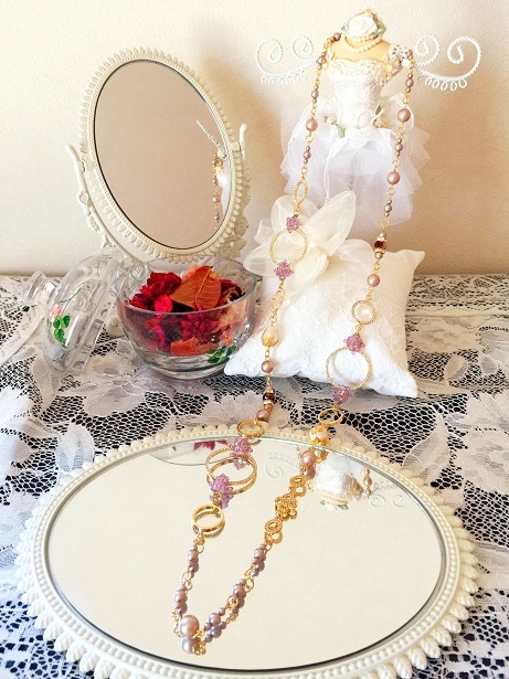 ❀ I was supposed to make this necklace#1 ❀_c0368764_11403666.jpg