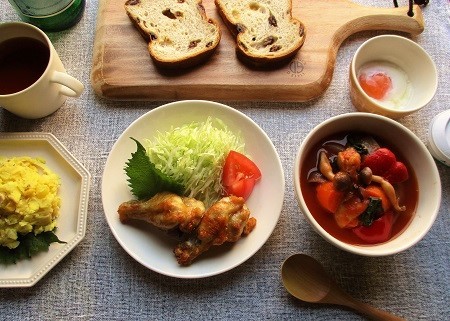 Gabanクローブ ホール が香る 鶏と野菜のトマトスープ煮込み おさらのうえ帖