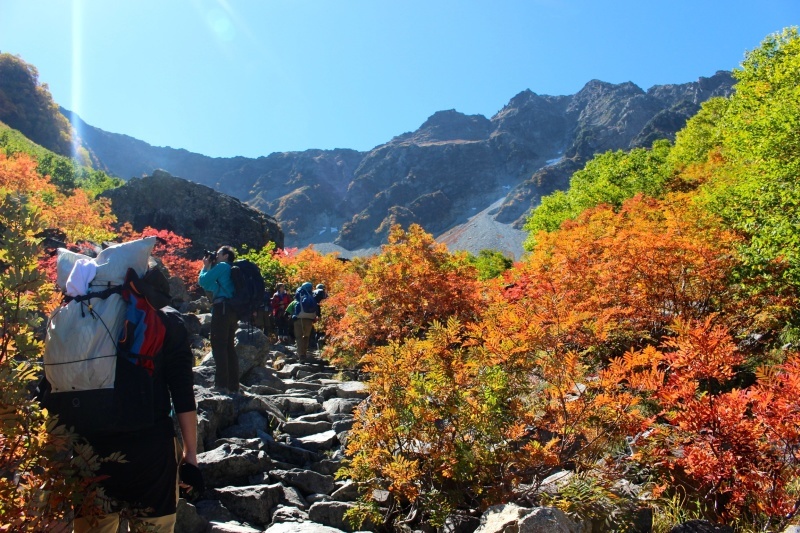 涸沢紅葉ハイク（北アルプス）_e0356750_13380706.jpg