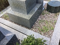 西神墓園でお墓のお掃除_e0363711_12483390.jpg