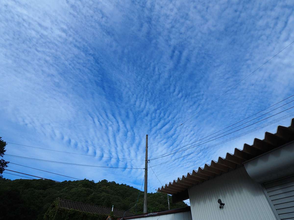 17年10月05日 甍の波は無いけど 雲の波 空と雲のお話 17年10月05日 甍の波は無いけど 雲の波 空と雲のお話