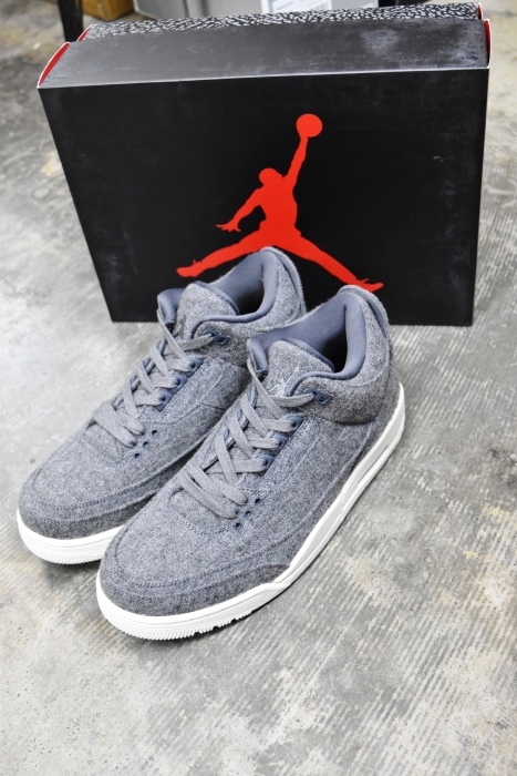 生を観たことないレアなNIKE!★? NIKE ・・・ JORDAN 3 Limited WOOL!♪! _d0152280_19585916.jpg