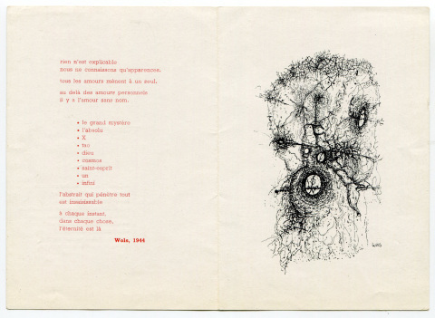 WOLS　ヴォルス　画集　ドイツ語 WOLS From the street to the Cosmos ヴォルス 路上から宇宙へ