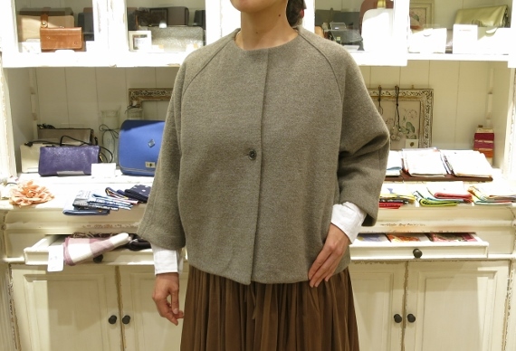 maison de soil のコットンシルクのドレスに合わせて・・・_c0227633_15162076.jpg