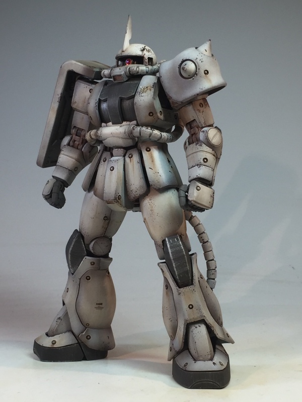 MG 1/100 MS-06J ザクⅡ エルマー・スネル大尉機 ホワイト
