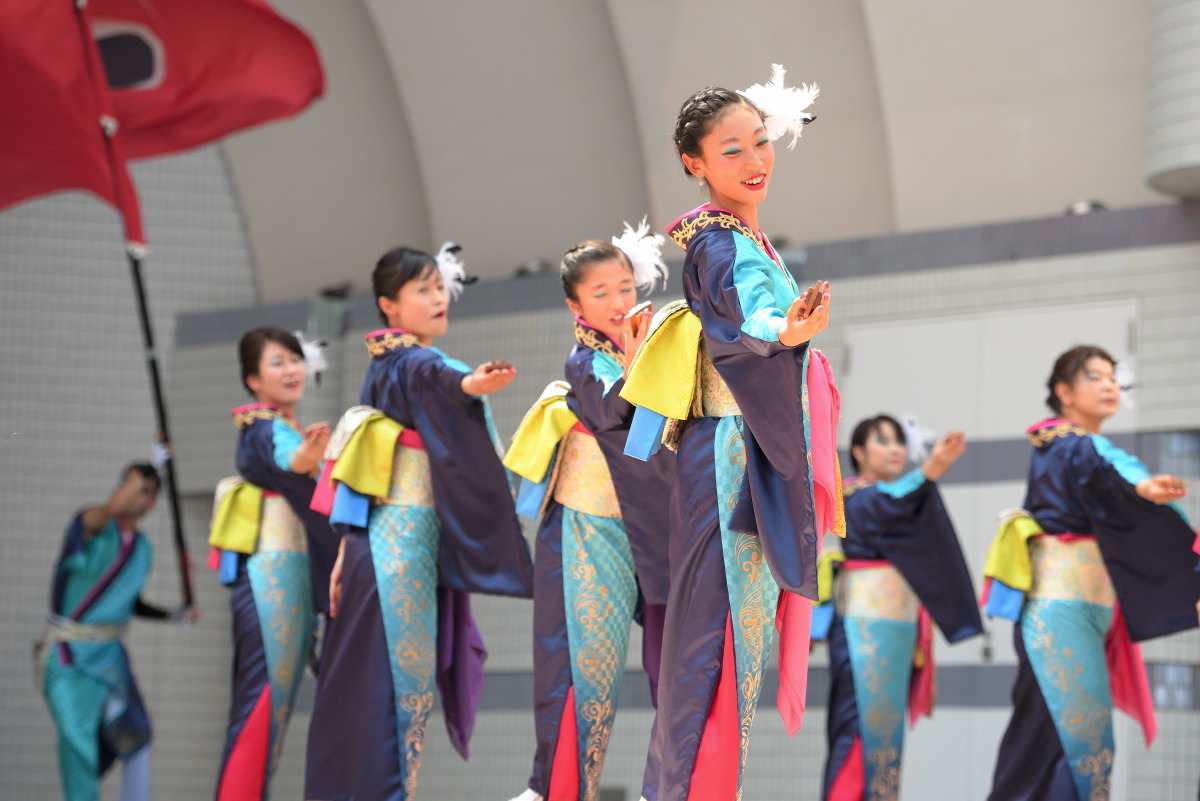 原宿表参道元氣祭スーパーよさこい2017　「真美流星乱舞群」さん　富山県_c0276323_21364549.jpg