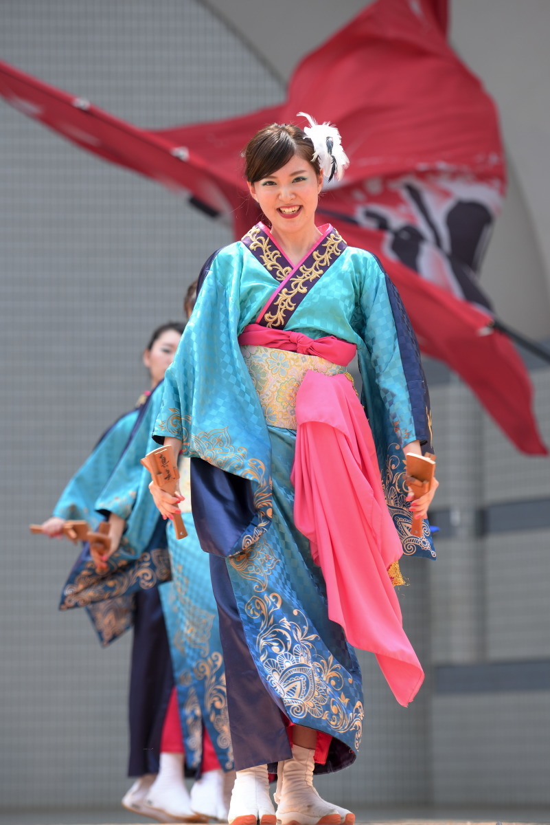 原宿表参道元氣祭スーパーよさこい2017　「真美流星乱舞群」さん　富山県_c0276323_21445793.jpg