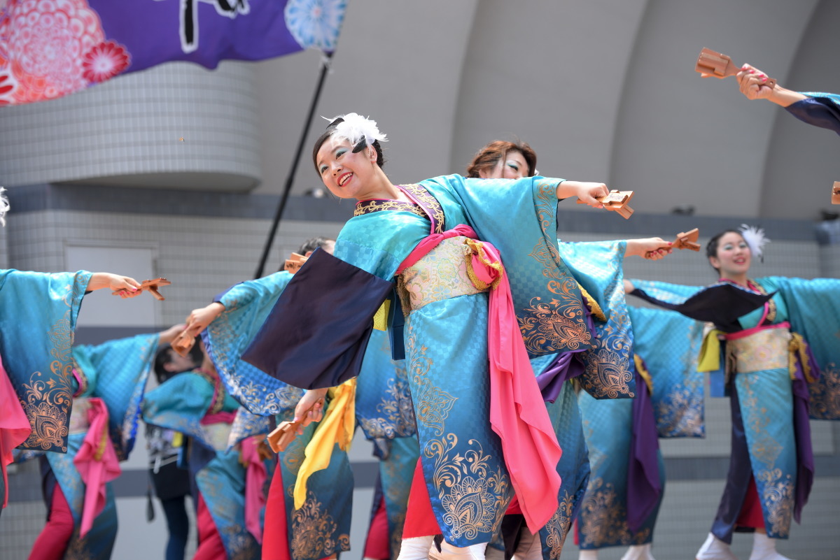 原宿表参道元氣祭スーパーよさこい2017　「真美流星乱舞群」さん　富山県_c0276323_21464234.jpg