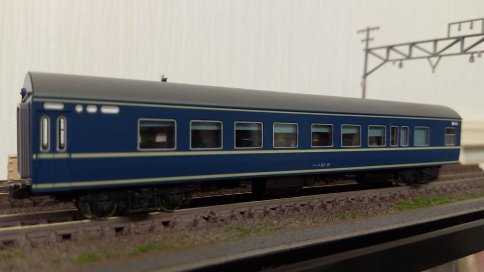 Nｹﾞｰｼﾞ客車デティールアップ、ナハネ20（KATO)完成 : e-station
