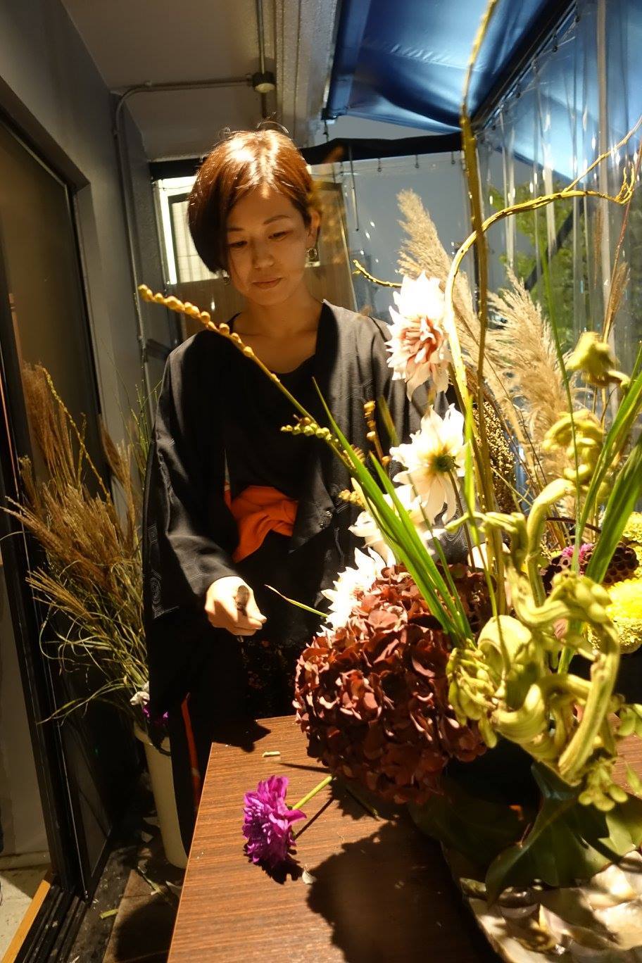 6日は「観月祭」 中秋の名月のライブパフォーマンスを行いました_c0072971_17171024.jpg