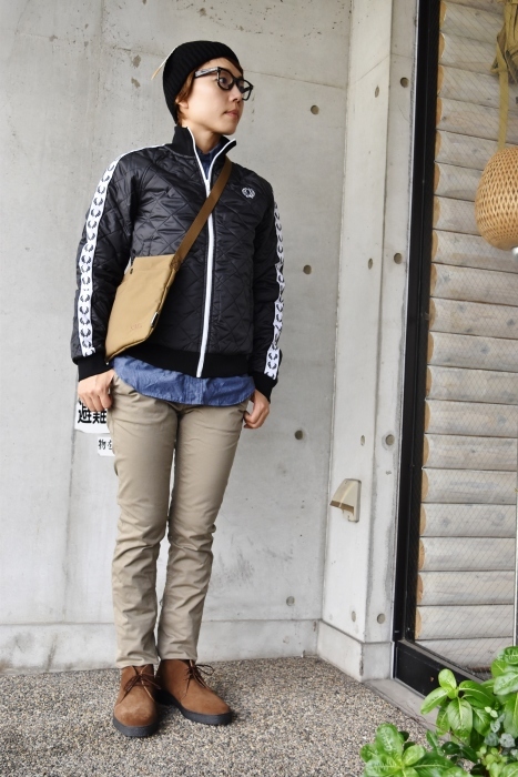 FRED PERRY × LAVENHAM 。。。コラボレート限定・QUILT TRACK JACKET！★！_d0152280_06185413.jpg