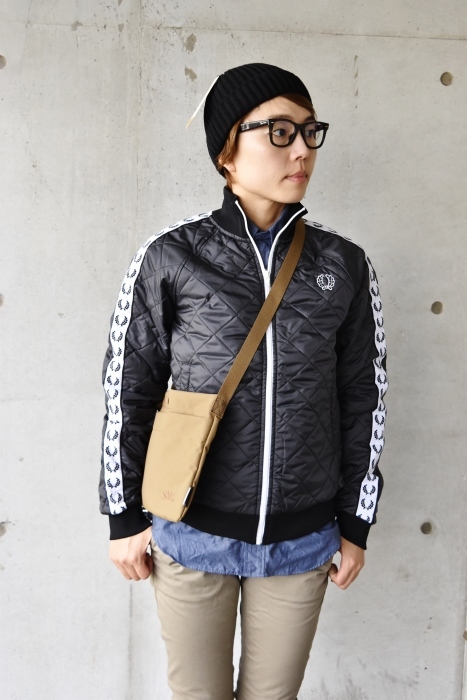 FRED PERRY × LAVENHAM 。。。コラボレート限定・QUILT TRACK JACKET!★!_d0152280_06193606.jpg