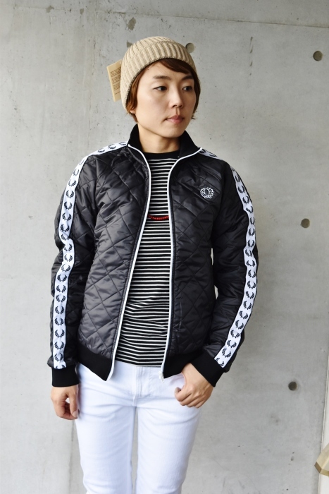 FRED PERRY × LAVENHAM 。。。コラボレート限定・QUILT TRACK JACKET!★!_d0152280_06212651.jpg