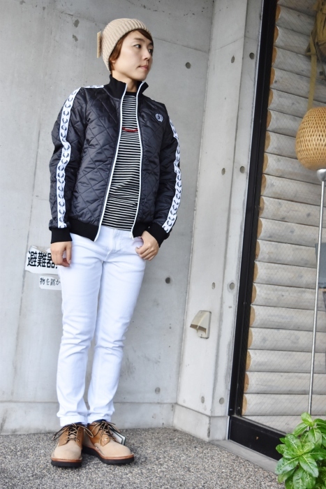 FRED PERRY × LAVENHAM 。。。コラボレート限定・QUILT TRACK JACKET！★！_d0152280_06215353.jpg