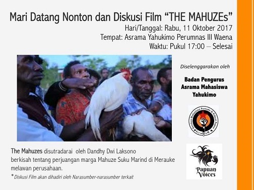 インドネシアの映画：The MHUZEs　（パプア・メラウケ）上映＆討論会_a0054926_10320752.jpg