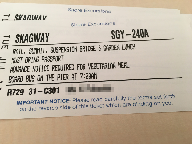 「ホワイトパス列車、サミット、吊り橋と庭園での昼食」ルビープリンセス　アラスカ・ショアエクスカーション_f0054556_11314405.jpg