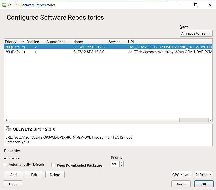 SUSE Linux Enterprise Workstation Extension (LibreOffice,gimp) を SLES で使う_a0056607_20023868.jpg
