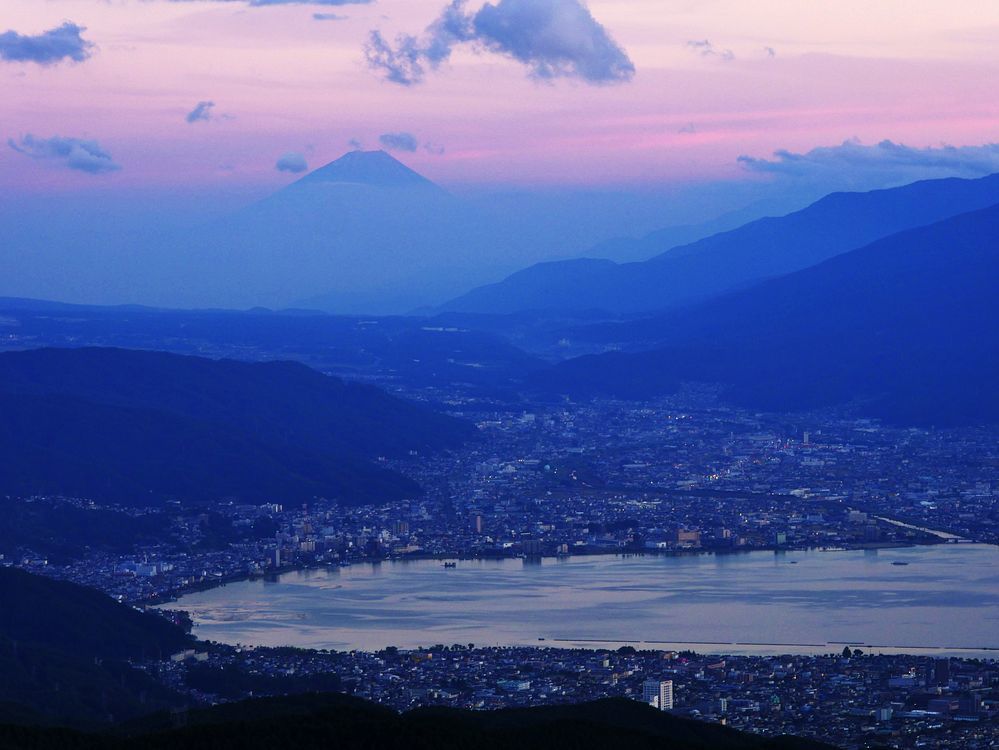 高ボッチから富士山シルエットロマン・・・今度こそシリーズ（１）　_a0031821_17020375.jpg