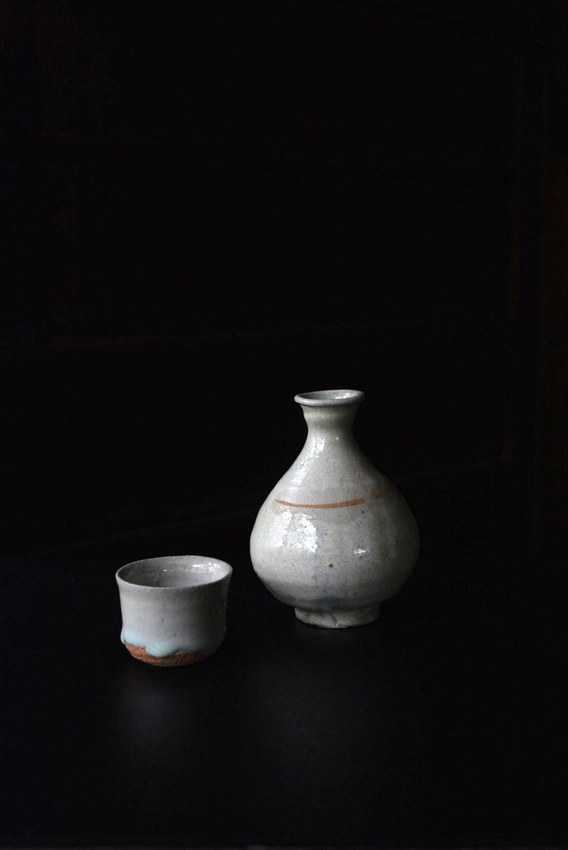 「梶原靖元・豊増一雄 二人展 唐津と有田」 梶原靖元・酒器_d0087761_1233350.jpg