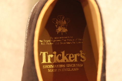 Tricker\'s \"MUD GUARD\" 3 Eyelets Chukka Boots ご紹介_f0191324_08291819.jpg