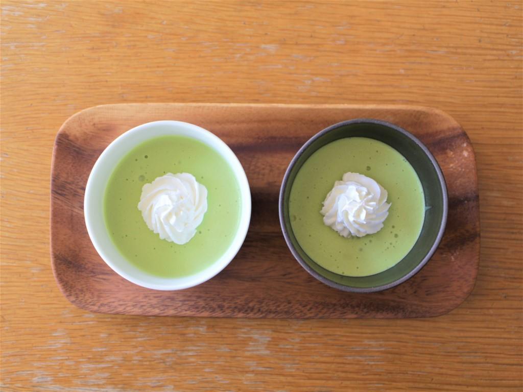 抹茶アイスで抹茶ババロア_f0220354_10242510.jpg