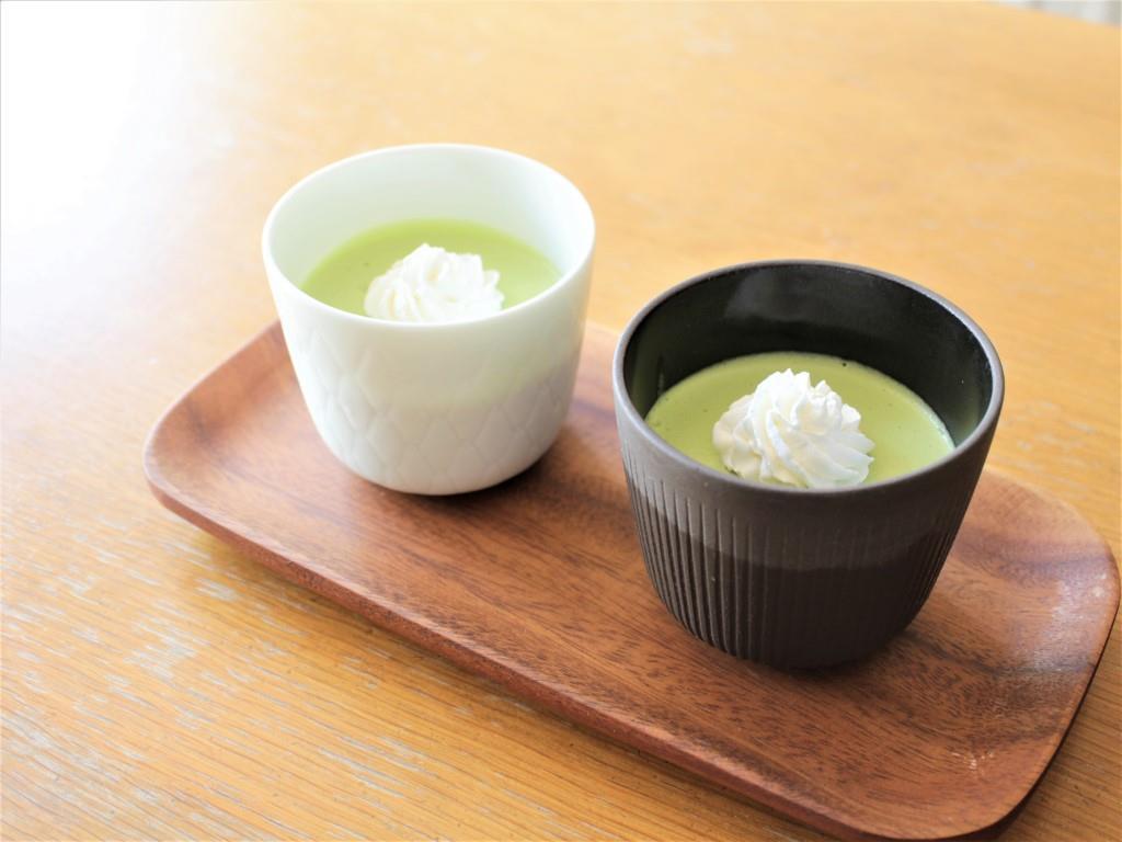 抹茶アイスで抹茶ババロア_f0220354_10244782.jpg