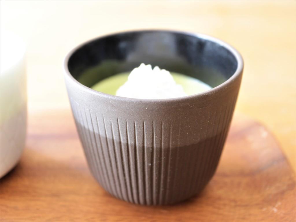抹茶アイスで抹茶ババロア_f0220354_10245548.jpg