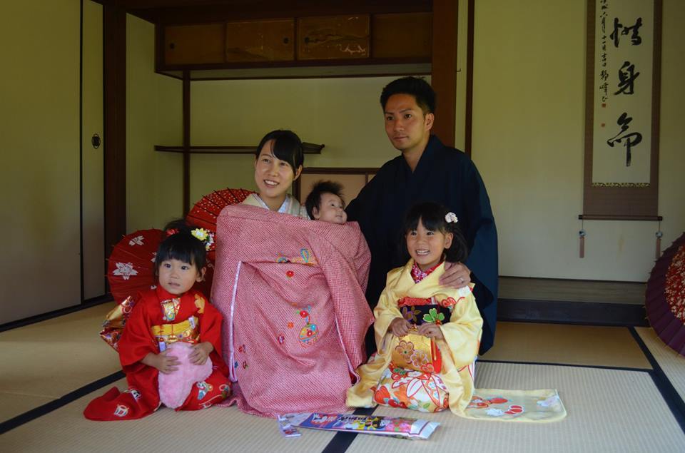 次女・七五三 三女・お宮参り 長女・大四身の着物で_d0230676_14155207.jpg