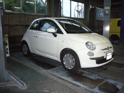 フィアット500 ツインエアー 車検整備 デュアロジックオイル交換他_c0267693_16451330.jpg