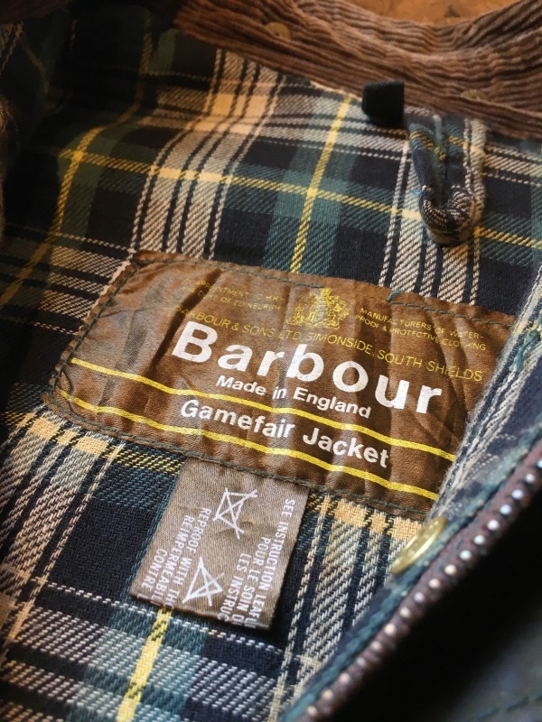 70\'s Barbour Gamefair バブアー ゲームフェア_f0370108_14000642.jpg