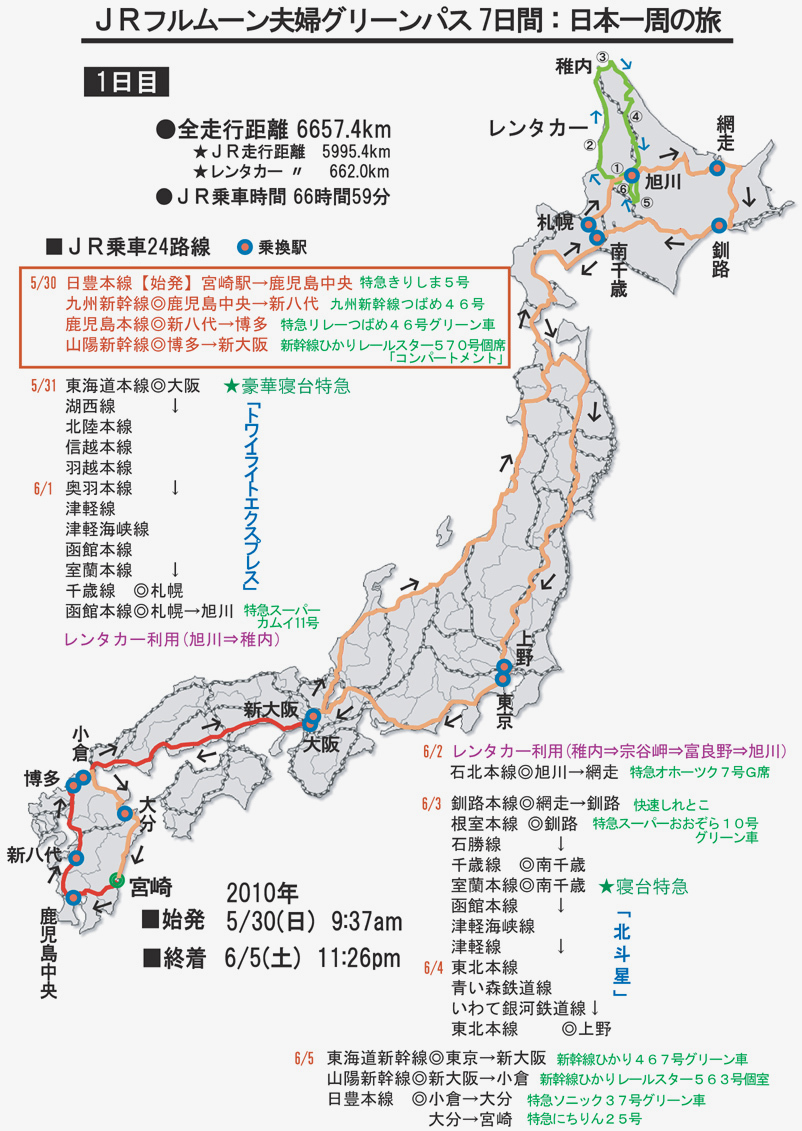 ★1日目:5月30日(日)から1週間、JR車窓からの美しい風景を楽しみながら、北海道へ旅してきました♪♪ _c0156359_22471339.jpg