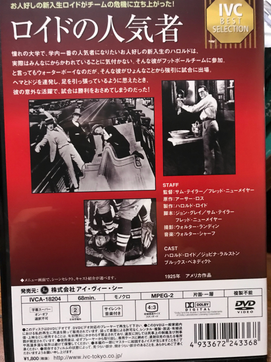 サム・テイラー／フレッド・ニューマイヤー『ロイドの人気者』1925年_a0034066_07342815.jpg