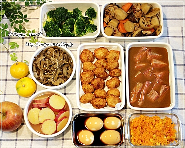 キャベツの肉巻き弁当と今週の作りおき♪_f0348032_18084876.jpg