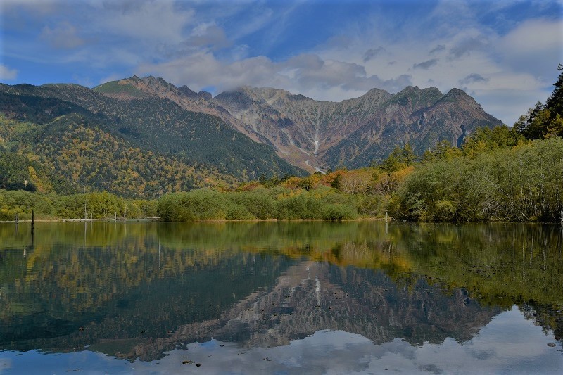 上高地大正池②　穂高連峰　2017_a0343361_18594177.jpg