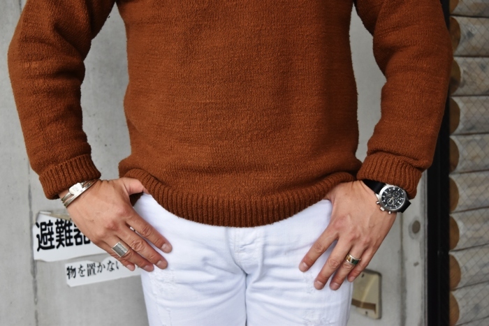 新色・追加です。。。TWINE ・・・ Cotton KNIT V-NECK SWEATER!♪!_d0152280_10232712.jpg