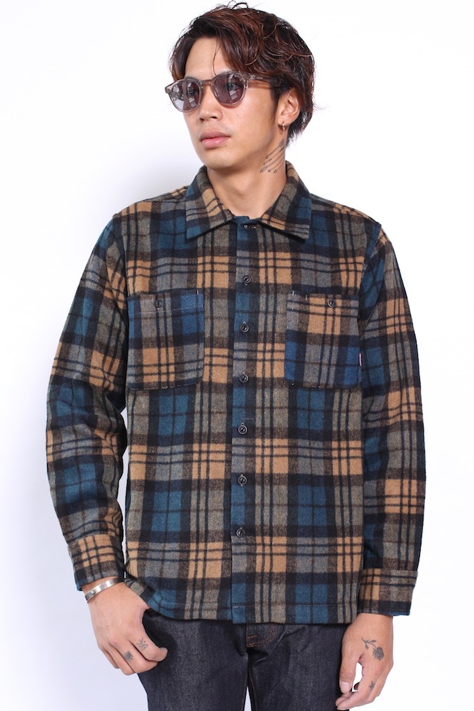 BLUCO ヘビーネルシャツ : HOODLUM