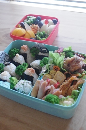 秋のお弁当（運動会やハロウィン）_b0341573_11240537.jpg