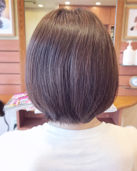 おかっぱヘアから 大人ボブ に変身 君津市 南子安の美容室 La Face おかっぱヘアから 大人ボブ に変身 君津市 南子安の美容室 La Face